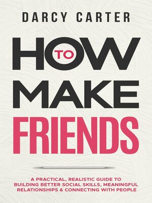 cover image of How to Make Friends